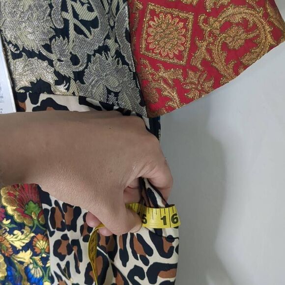 Multicolor Patchwork Dress - Picture 7 of 14